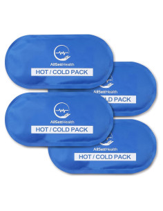 Paquete de Gel Frío y Calor AllSett Health 27x14 cm (4 Pzs)