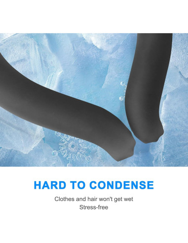 Tubo de Enfriamiento de Cuello Koowii Reutilizable Negro - 2 Piezas