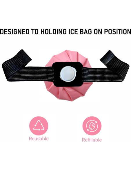 Bolsa de Hielo Reutilizable Capshat 22,86 cm con Faja