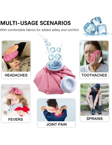 Bolsa de Hielo Reutilizable Capshat 22,86 cm con Faja