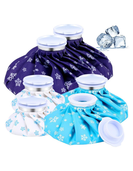Fabbay 6 Paquetes de Hielo Reutilizables para Lesiones 15-27 cm