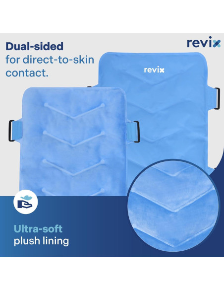 Funda de Hielo REVIX XXL para Espalda Completa 33x53 cm