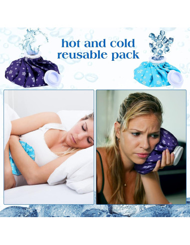 Fabbay 6 Paquetes de Hielo Reutilizables para Lesiones 15-27 cm