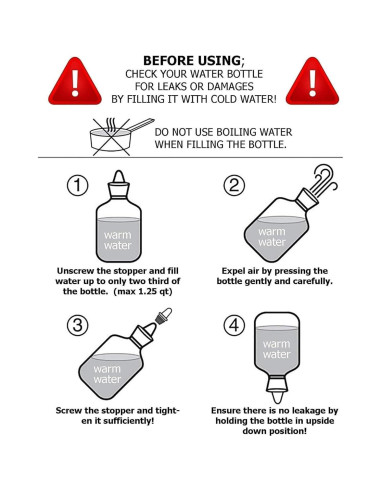 Bolsa de Agua Caliente MELVIS Ecológica 30x20 cm Reutilizable