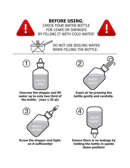 Bolsa de Agua Caliente MELVIS Ecológica 30x20 cm Reutilizable