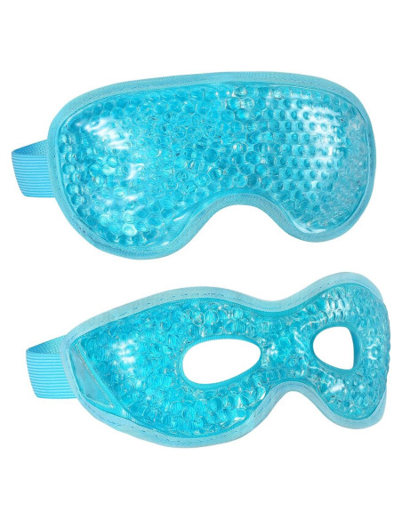 2 Máscaras de Ojos Gel Frío y Caliente CASAORI - Alivio Ojeras