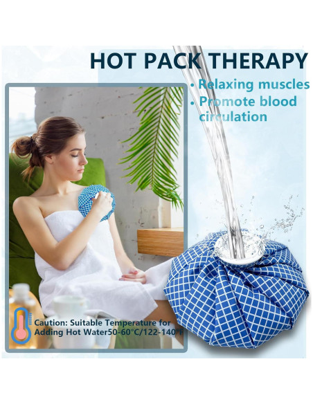 Bolsas de Hielo Reutilizables ZIPICU 15cm y 28cm para Lesiones