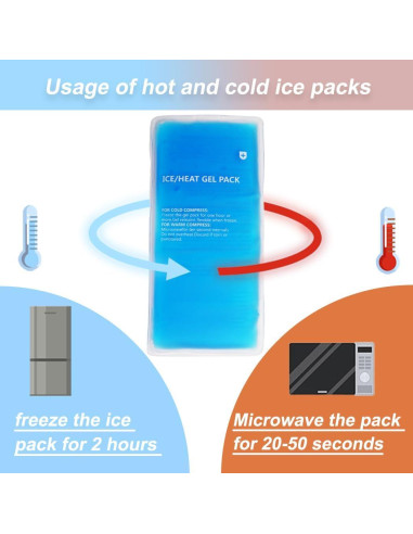 Paquete de Hielo HI FINE CARE 2 Unidades 28x13 cm