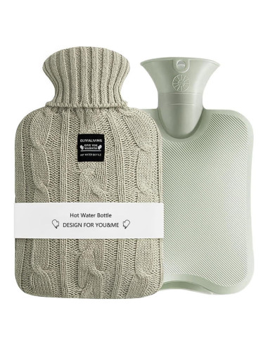 Bolsa de Agua Caliente OliviaLiving 2L Verde Guisante