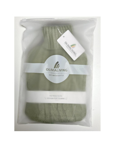 Bolsa de Agua Caliente OliviaLiving 2L Verde Guisante