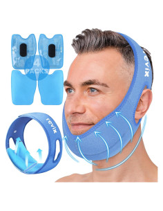 Paquete de Hielo para Cara REVIX Azul con Almohadillas