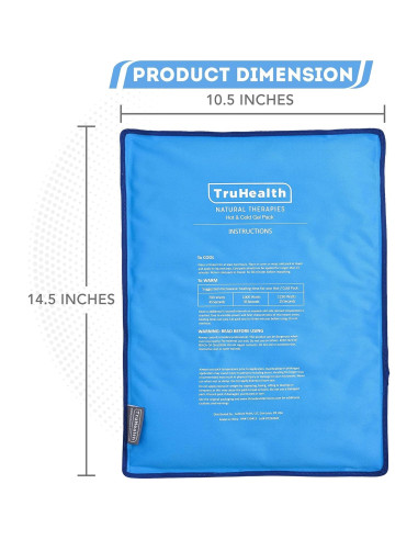 Paquete de Hielo de Gel Reutilizable TruHealth 2 Piezas 29x18cm