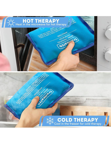 Paquete de Hielo de Gel Reutilizable TruHealth 2 Piezas 29x18cm