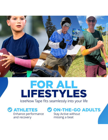 Cinta autoadhesiva ICEE para compresión fría 18,4x13,5cm