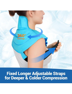 Compresa de Hielo Comfytemp para Cuello y Hombro con 2 Correas 2
