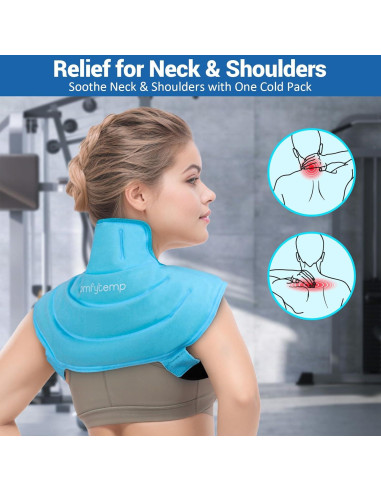Compresa de Hielo Comfytemp para Cuello y Hombro con 2 Correas
