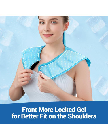 Compresa de Hielo Comfytemp para Cuello y Hombro con 2 Correas