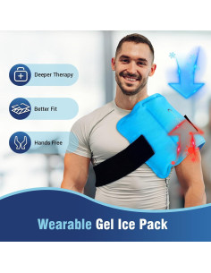 Compresa de Hielo Portátil Comfytemp 26.7x36.8 cm Reutilizable 2