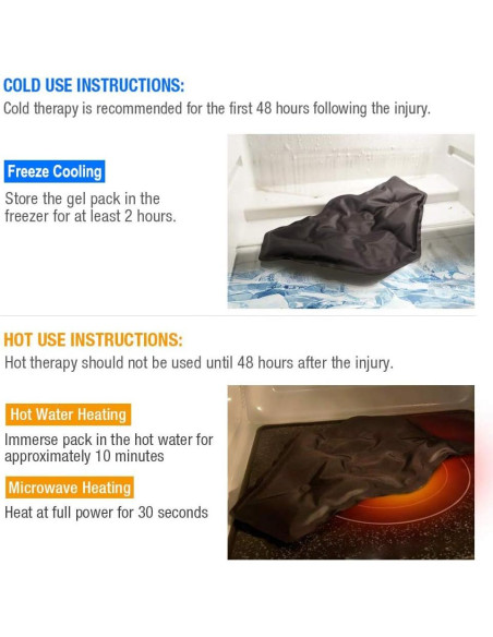 Funda de Hielo Reutilizable MR.ICE para Pie y Tobillo