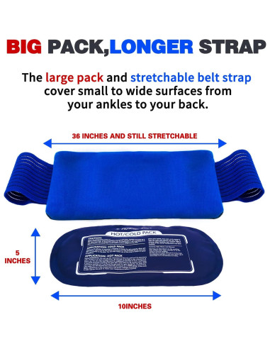 Funda de Hielo Reutilizable Physicure Kalt 25x13 cm para Lesiones