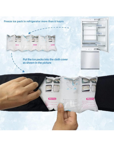 Paquete de Hielo Rainbow para Cuello y Hombros - 6 Celdas