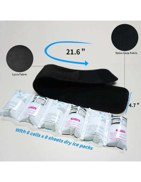 Paquete de Hielo Rainbow para Cuello y Hombros - 6 Celdas