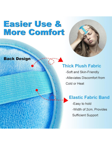 Paquete de Hielo de Gel Suave MAISIMI 4 Pcs 12.5 cm