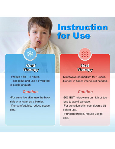 Paquete de Hielo de Gel Suave MAISIMI 4 Pcs 12.5 cm