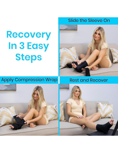 Funda de Hielo para Tobillo Vive Health - Compresión Ajustable