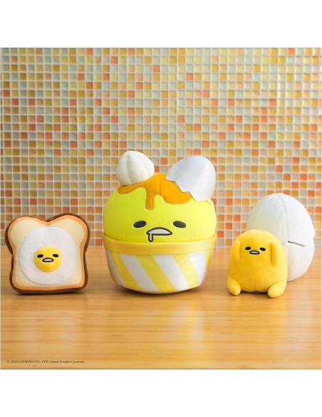 Peluche Gudetama GUND 12.7 cm Tostada de Huevo Kawaii Peluche Gudetama GUND 12.7 cm Tostada de Huevo Kawaii
