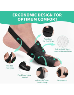 Corrector de Juanetes Healrecux para Dedo Gordo - Alivio y Soporte 2