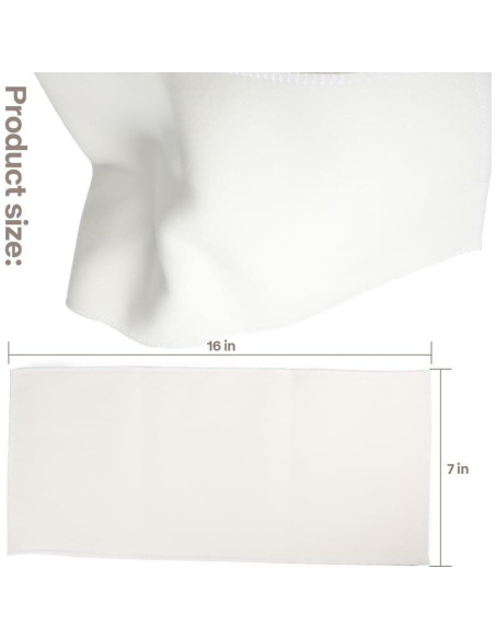 4 Piezas de Franela de Algodón Orgánico para Aceite de Ricino