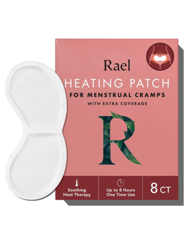 Parche Térmico Herbal Rael Grande para Calambres Menstruales