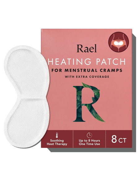 Parche Térmico Herbal Rael Grande para Calambres Menstruales