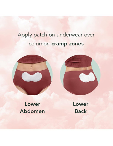 Parche Térmico Herbal Rael Grande para Calambres Menstruales