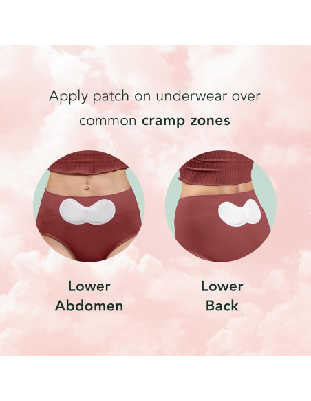 Parche Térmico Herbal Rael Grande para Calambres Menstruales