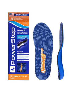 Plantillas ortopédicas PowerStep Pinnacle Low Azul/Naranja