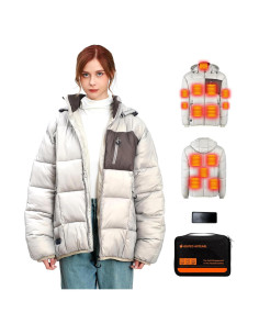 Chaqueta Calentada GOZTI Qt-06 para Mujeres con Batería 7.4V