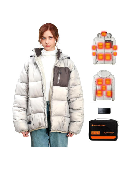 Chaqueta Calentada GOZTI Qt-06 para Mujeres con Batería 7.4V