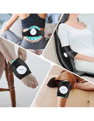 Bolsas de Hielo Reutilizables ASEKACK - 3 Tamaños con Correa