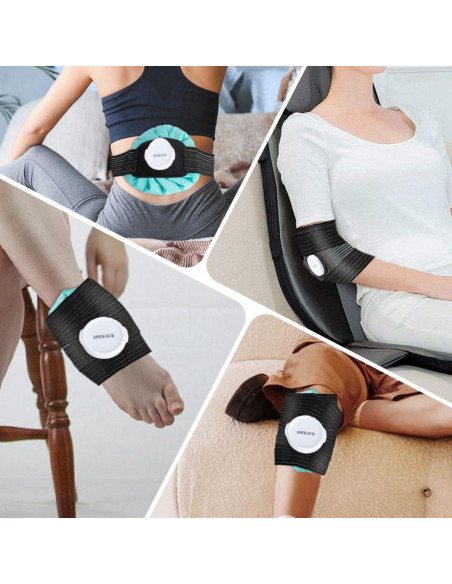 Bolsas de Hielo Reutilizables ASEKACK - 3 Tamaños con Correa