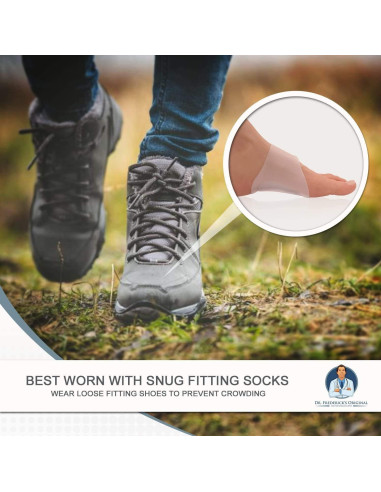 Mangas de Gel Soporte de Arco Dr. Frederick - 2 Unidades - Grande