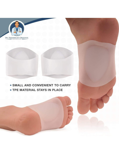 Mangas de Gel Soporte de Arco Dr. Frederick - 2 Unidades - Grande