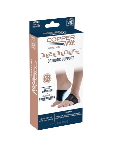 Envolturas Alivio de Arco Plus Copper Fit Unisex Negro