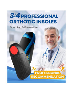 Plantillas ortopédicas QBK 3/4 para soporte de arco alto M 2