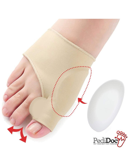 Corrector de Juanetes PediDoc - Mangas con Gel y Separador