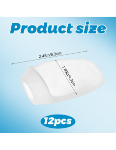 12 Pcs Protector de Almohadilla para Juanetes Dimeho 2