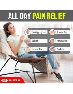 Corrector de Juanetes BLITZU TOEBRACE Ajustable 6 Piezas 2