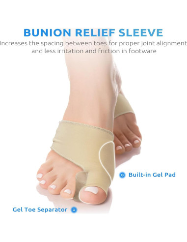 Kit Corrector de Juanetes Wohu 7 Piezas Unisex Alivio Dolor