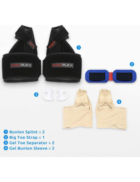 Kit Corrector de Juanetes Wohu 7 Piezas Unisex Alivio Dolor